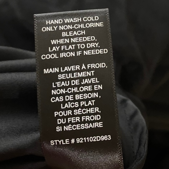 COPY - NWOT Rebecca Taylor Black Sleeveless Smocked Ruched tulle dress - Picture 12 of 13